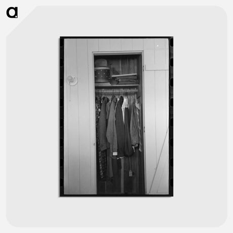 アートポストカード-Closet Interior, Arizona Part-Time Farms
 - ラッセル リー Postcard.
