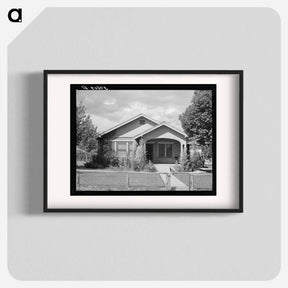 アートポスター-Home of Mormon Farmer, Santa Clara, Utah
 - ラッセル リー Poster.