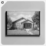 アートパネル-Home of Mormon Farmer, Santa Clara, Utah
 - ラッセル リー Canvas.