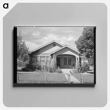 アートパネル-Home of Mormon Farmer, Santa Clara, Utah
 - ラッセル リー Canvas.