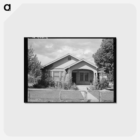 アートポストカード-Home of Mormon Farmer, Santa Clara, Utah
 - ラッセル リー Postcard.