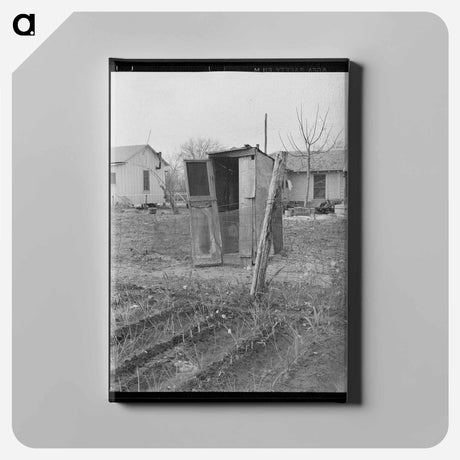 アートパネル-Gardens Near Privies, San Antonio
 - ラッセル リー Canvas.