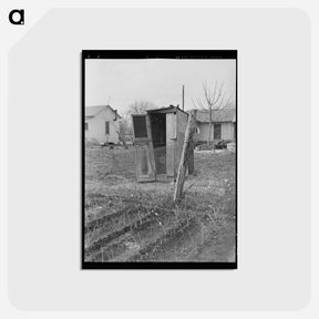 アートポストカード-Gardens Near Privies, San Antonio
 - ラッセル リー Postcard.