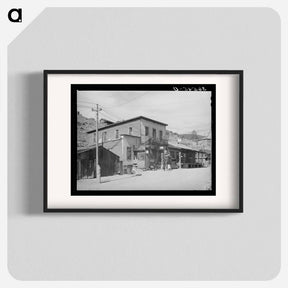 アートポスター-Store and Gasoline Pumps, Mogollon, New Mexico
 - ラッセル リー Poster.