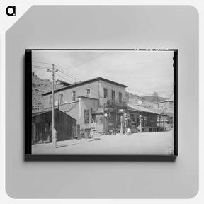 アートパネル-Store and Gasoline Pumps, Mogollon, New Mexico
 - ラッセル リー Canvas.