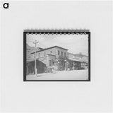 アートメモ帳-Store and Gasoline Pumps, Mogollon, New Mexico
 - ラッセル リー Memo.