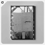アートパネル-Signal Code at Gold Mine, Mogollon, New Mexico
 - ラッセル リー Canvas.