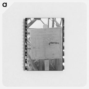 アートメモ帳-Signal Code at Gold Mine, Mogollon, New Mexico
 - ラッセル リー Memo.