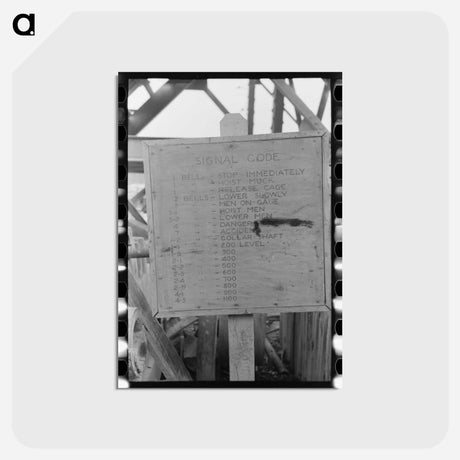 アートポストカード-Signal Code at Gold Mine, Mogollon, New Mexico
 - ラッセル リー Postcard.