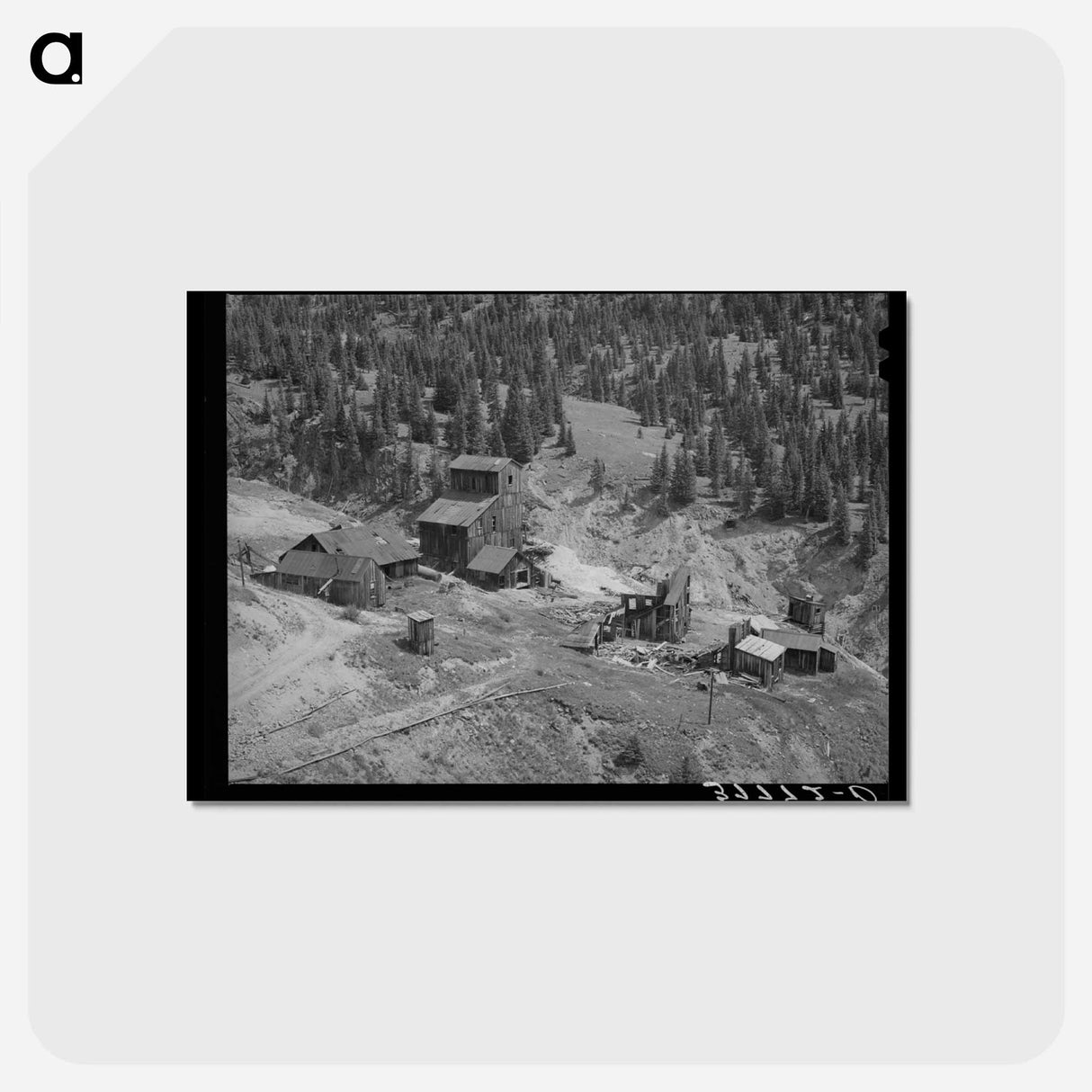 アートポストカード-Abandoned Mine, San Juan County, Colorado
 - ラッセル リー Postcard.