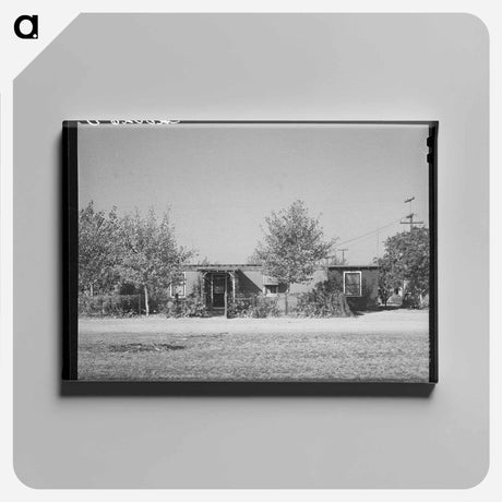 アートパネル-Boxcar Housing, Kern County
 - ラッセル リー Canvas.