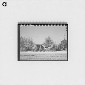 アートメモ帳-Boxcar Housing, Kern County
 - ラッセル リー Memo.