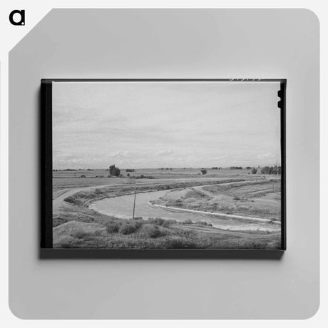 アートパネル-Irrigation Ditch, Canyon County, Idaho
 - ラッセル リー Canvas.
