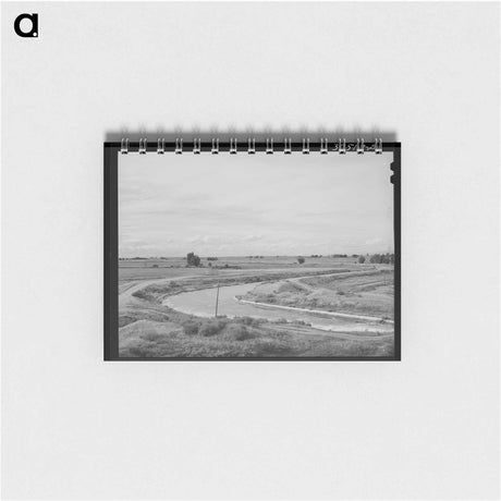 アートメモ帳-Irrigation Ditch, Canyon County, Idaho
 - ラッセル リー Memo.