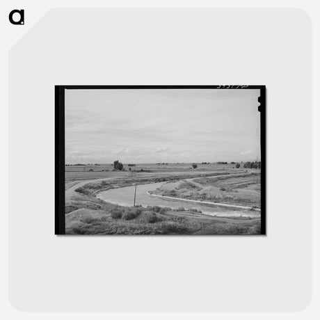 アートポストカード-Irrigation Ditch, Canyon County, Idaho
 - ラッセル リー Postcard.