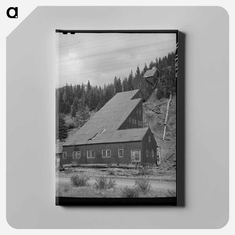 アートパネル-Remains of Gold Mill, San Juan County, Colorado
 - ラッセル リー Canvas.