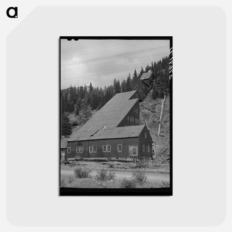 アートポストカード-Remains of Gold Mill, San Juan County, Colorado
 - ラッセル リー Postcard.