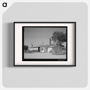 アートポスター-Dairy Barn, Casa Grande Valley Farms, Pinal County, Arizona
 - ラッセル リー Poster.