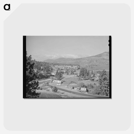 アートポストカード-Hood River Shipping and Shopping Center
 - ラッセル リー Postcard.