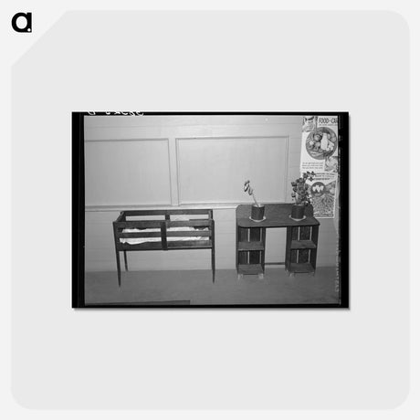 アートポストカード-Furniture, Yuba City FSA Camp
 - ラッセル リー Postcard.