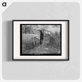 アートポスター-Privy of Mexican Beet Worker's Family Near Chaska, Minnesota
 - ラッセル リー Poster.