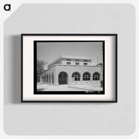 アートポスター-Burro Mountain Copper Company Building, Tyrone, New Mexico
 - ラッセル リー Poster.