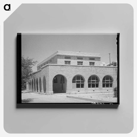 アートパネル-Burro Mountain Copper Company Building, Tyrone, New Mexico
 - ラッセル リー Canvas.