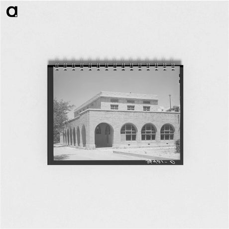 アートメモ帳-Burro Mountain Copper Company Building, Tyrone, New Mexico
 - ラッセル リー Memo.