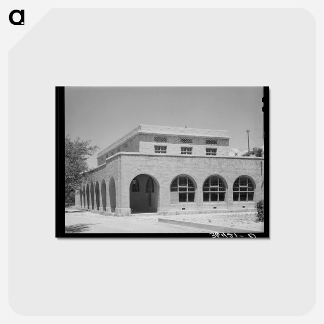 アートポストカード-Burro Mountain Copper Company Building, Tyrone, New Mexico
 - ラッセル リー Postcard.
