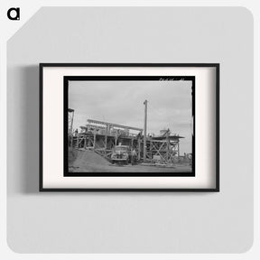 アートポスター-Umatilla Ordnance Depot Headquarters Construction
 - ラッセル リー Poster.