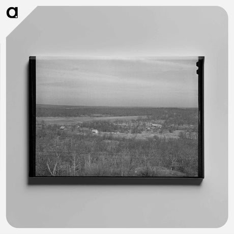 アートパネル-Canadian River Bottom, McIntosh County, Oklahoma
 - ラッセル リー Canvas.