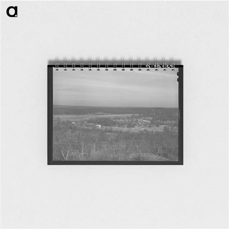 アートメモ帳-Canadian River Bottom, McIntosh County, Oklahoma
 - ラッセル リー Memo.