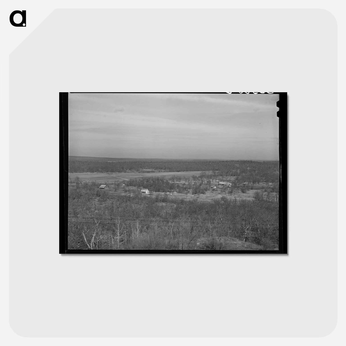 アートポストカード-Canadian River Bottom, McIntosh County, Oklahoma
 - ラッセル リー Postcard.