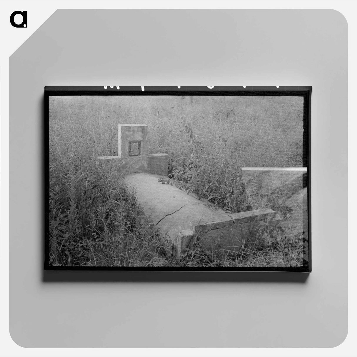 アートパネル-Grave Near Cruger, Mississippi
 - ラッセル リー Canvas.