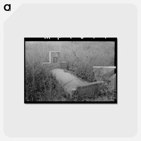 アートポストカード-Grave Near Cruger, Mississippi
 - ラッセル リー Postcard.