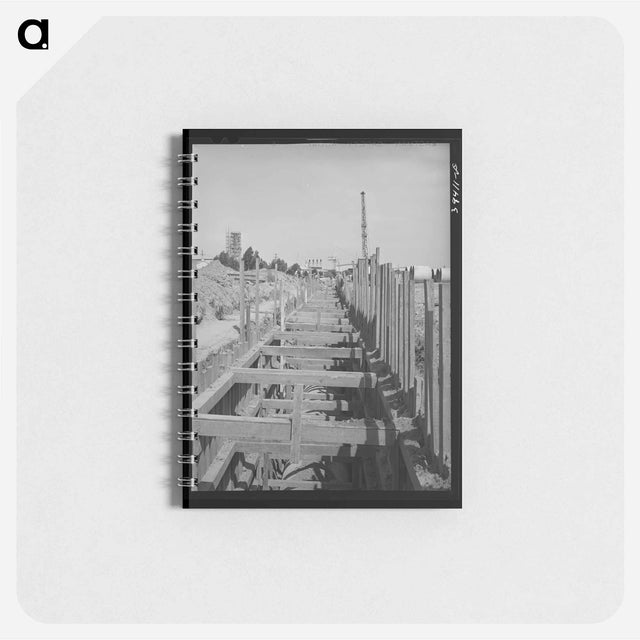 アートメモ帳-Sewage Disposal Plant Construction, San Diego
 - ラッセル リー Memo.
