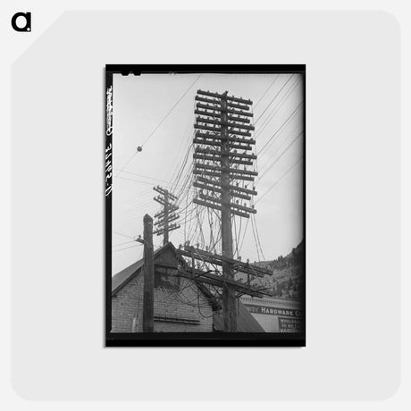 アートポストカード-Abandoned Electrical Wiring, Telluride, Colorado
 - ラッセル リー Postcard.