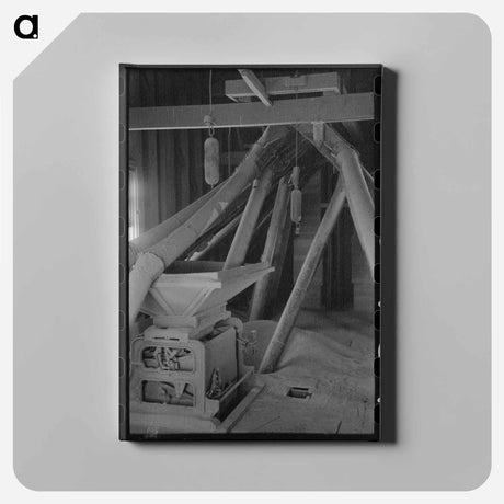アートパネル-Directing Bulk Wheat, Eureka Flats, Walla Walla County, Washington
 - ラッセル リー Canvas.