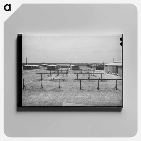 アートパネル-Migratory Labor Camp, Sinton, Texas
 - ラッセル リー Canvas.