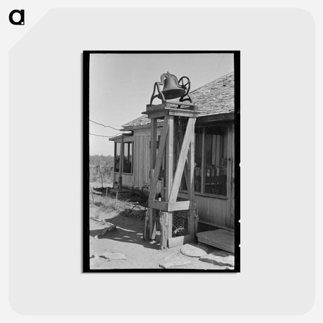 アートポストカード-Cattle Ranch Bell
 - ラッセル リー Postcard.