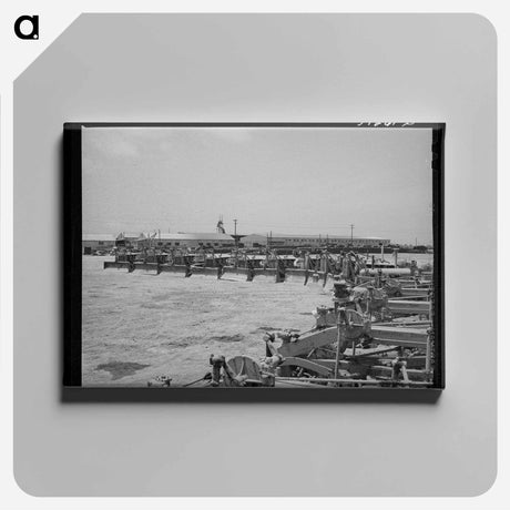 アートパネル-Road Scraper, Kearney-Mesa Defense Housing Project
 - ラッセル リー Canvas.