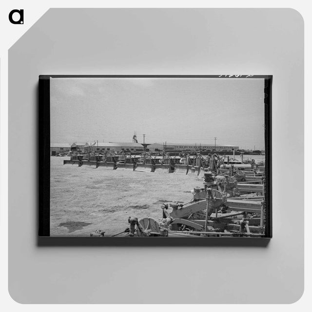 アートパネル-Road Scraper, Kearney-Mesa Defense Housing Project
 - ラッセル リー Canvas.