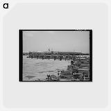 アートポストカード-Road Scraper, Kearney-Mesa Defense Housing Project
 - ラッセル リー Postcard.