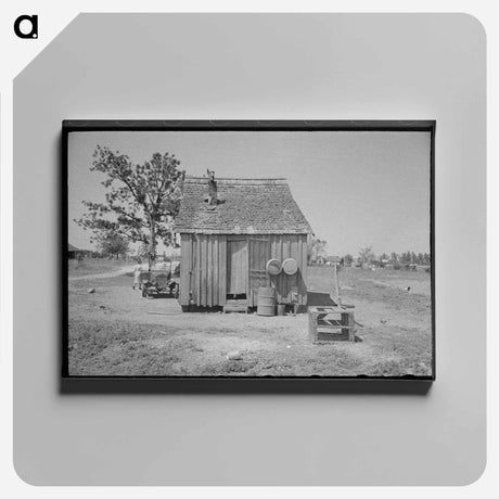 アートパネル-Sharecropper's Home, New Madrid County, Missouri
 - ラッセル リー Canvas.