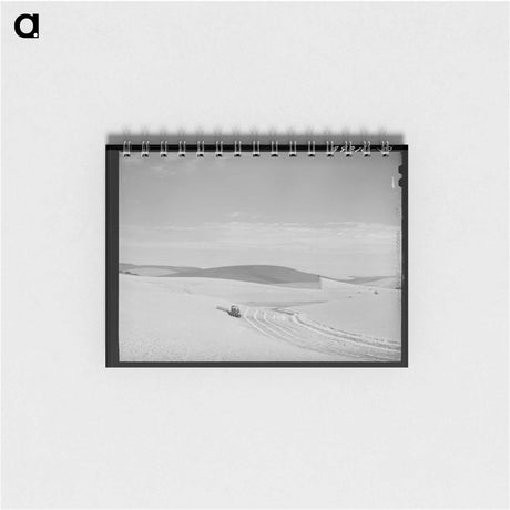 アートメモ帳-Mule-Drawn Combine in Walla Walla County
 - ラッセル リー Memo.