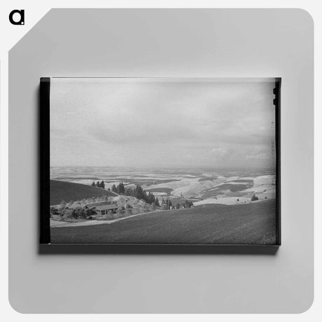 アートパネル-Wheat Fields from Winchester Hill, Nez Perce County, Idaho
 - ラッセル リー Canvas.