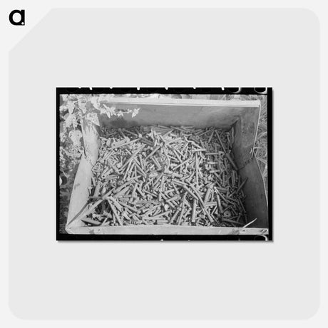 アートポストカード-Nuts and Bolts, Junkyard, Near Abbeville, Louisiana
 - ラッセル リー Postcard.