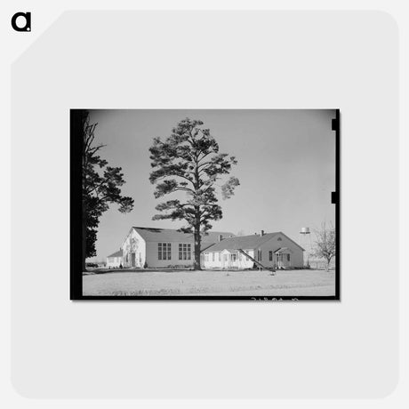 アートポストカード-School and Community Hall, Lakeview Project
 - ラッセル リー Postcard.
