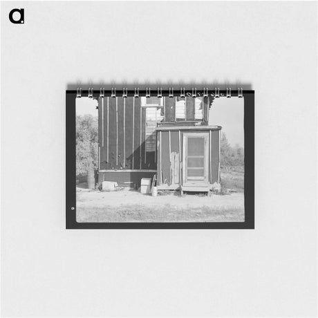 アートメモ帳-Farmhouse on Cut-Over Land Near Northome, Minnesota
 - ラッセル リー Memo.