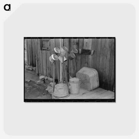 アートポストカード-Articles on Back Porch
 - ラッセル リー Postcard.